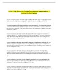 NURS 3110 - Dosage by Weight Test Questions with CORRECT &NewLine;Answers &lpar;Latest Update&rpar; 