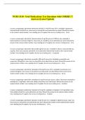 NURS 3110 - Oral Medications Test Questions with CORRECT &NewLine;Answers &lpar;Latest Update&rpar; 