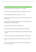 AVIATION METEOROLOGY TEST 6 Exam 1 Questions And Answers Latest Graded A&plus;