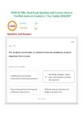 NIMS IS-100c&period; Final Exam Questions and Correct Answers &lpar;Verified Answers&rpar; Graded A&plus; &vert; New Update 2026&sol;2027 