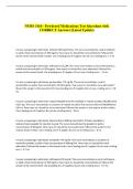 NURS 3110 - Powdered Medications Test Questions with &NewLine;CORRECT Answers &lpar;Latest Update&rpar; 