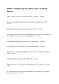 RSO Test &ndash; Complete Study Guide&comma; Revision Notes&comma; and Practice Questions