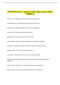 NURS 3305 Exam 2 - Questions with Verified Answers &lpar;100&percnt; &NewLine;CORRECT&rpar;