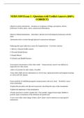 NURS 3305 Exam 1 - Questions with Verified Answers &lpar;100&percnt; &NewLine;CORRECT&rpar; 