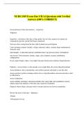 NURS 3305 Exam One CH 14 Questions with Verified &NewLine;Answers &lpar;100&percnt; CORRECT&rpar; 
