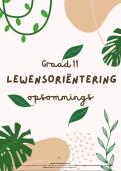 Graad 11 Lewensori&euml;ntering &lpar;LO&rpar; Opsommings