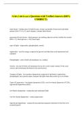 NURS 3100 Exam 4 Questions with Verified Answers &lpar;100&percnt; &NewLine;CORRECT&rpar;