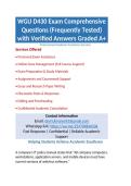 Information Assurance Security Final Exam Comprehensive Questions &lpar;Frequently Tested&rpar; with Verified Answers Graded A&plus; Package Del
