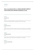 APEA myQbank EXAM A&plus; GRADE ASSURED COMPLETE SOLUTIONS AND VERIFIED ANSWERS