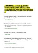 ASCP RECALLS 2026 521 QUESTIONS&NewLine;COMPLETE SOLUTION PREPARATION&NewLine;RESOURCE ACCURATE CONTENT GRADED&NewLine;A&plus;
