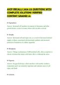 ASCP RECALLS 2026 521 QUESTIONS WITH&NewLine;COMPLETE SOLUTIONS VERIFIED&NewLine;CONTENT GRADED A&plus;