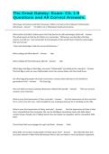 The Great Gatsby- Exam- Ch&period; 1-9 Questions and All Correct Answers&period;