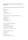 Hospitality Management Chapter 3 Review &ndash; Complete Study Guide&comma; Key Concepts&comma; and Practice Questions
