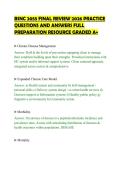 BSNC 2055 FINAL REVIEW 2026 PRACTICE&NewLine;QUESTIONS AND ANSWERS FULL&NewLine;PREPARATION RESOURCE GRADED A&plus;