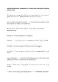 Hospitality and Restaurant Management Test &ndash; Complete Study Guide&comma; Practice Questions&comma; and Exam Review