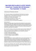 Med SURG HESI Final RN V2 &lpar;LATEST UPDATE&rpar; Actual Exam 2026&sol;2027 &vert; Complete Q&A with Rationales &ndash; Pass Guaranteed - A&plus; Graded