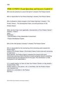 PSM I E PSPO I Exam Questions and Answers Graded A&period;