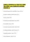 CAMILLA FRANKLIN 48 YEAR OLD WEEK&NewLine;TEN SCRIPT 2026 COMPLETE ANSWERS&NewLine;GRADED A&plus;