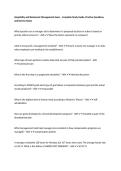 Hospitality and Restaurant Management Exam &ndash; Complete Study Guide&comma; Practice Questions&comma; and Review Notes