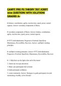 CANFIT PRO FIS THEORY TEST SCRIPT&NewLine;2026 QUESTIONS WITH SOLUTIONS&NewLine;GRADED A&plus;