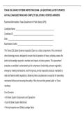 TEXAS CDL BRAKE SYSTEMS INSPECTION EXAM - &lpar;25 QUESTIONS&rpar; LATEST UPDATED ACTUAL EXAM QUESTIONS AND COMPLETE SOLUTIONS &vert; VERIFIED ANSWERS