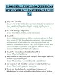M100 FINAL TEST 2026 QUESTIONS&NewLine;WITH CORRECT ANSWERS GRADED&NewLine;A&plus;