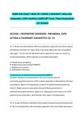MARYVILLE NURS 620 ADULT EXAMS PACKAGE DEAL 2026&sol;2027 &vert; Full Solution 100&percnt; Verified &vert; AGPCNP Track &vert; Pass Guaranteed - A&plus; Graded