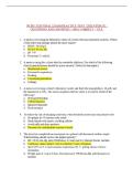 NURS 3320 FINAL EXAM PRACTICE TEST &vert; 2026 UPDATE &vert; QUESTIONS AND ANSWERS &vert; 100&percnt; CORRECT - UTA&period;