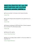 MAKO PKA PRACTICE TEST 2026 TEST&NewLine;BANK QUESTIONS AND SOLUTIONS&NewLine;ACCURATE ANSWERS VERIFIED A&plus;