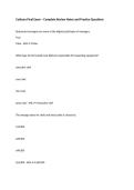 Culinary Final Exam &ndash; Complete Review Notes and Practice Questions