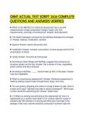 CBMT ACTUAL TEST SCRIPT 2026 COMPLETE QUESTIONS AND ANSWERS VERIFIED&period;pdf&NewLine;&NewLine;