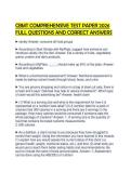 CBMT COMPREHENSIVE TEST PAPER 2026 FULL QUESTIONS AND CORRECT ANSWERS&period;pdf&NewLine;&NewLine;