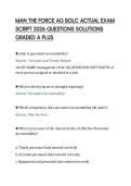 MAN THE FORCE AG BOLC ACTUAL EXAM&NewLine;SCRIPT 2026 QUESTIONS SOLUTIONS&NewLine;GRADED A PLUS