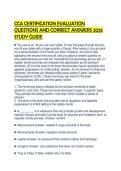 CCA CERTIFICATION EVALUATION QUESTIONS AND CORRECT ANSWERS 2026 STUDY GUIDE&period;pdf&NewLine;&NewLine;