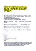 CCA PROFESSIONAL TEST BANK 2026 SOLVED QUESTIONS AND ANSWERS GRADED A&period;pdf&NewLine;&NewLine;