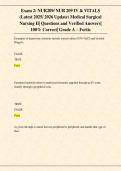 &NewLine;NUR209 Medical Surgical Nursing II IV Therapy and Vital Signs Study Guide Practice Questions Answers PDF Download