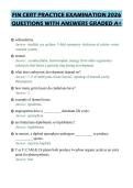 FIN CERT PRACTICE EXAMINATION 2026&NewLine;QUESTIONS WITH ANSWERS GRADED A&plus;
