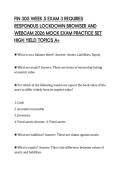 FIN 305 WEEK 5 EXAM 3 REQUIRES&NewLine;RESPONDUS LOCKDOWN BROWSER AND&NewLine;WEBCAM 2026 MOCK EXAM PRACTICE SET&NewLine;HIGH YIELD TOPICS A&plus;