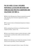 FIN 305 WEEK 5 EXAM 3 REQUIRES&NewLine;RESPONDUS LOCKDOWN BROWSER AND&NewLine;WEBCAM 2026 PRACTICE QUESTIONS AND&NewLine;SOLUTIONS TOP PREP A&plus;