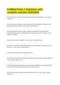 PodMed Exam 1 Questions with complete solution 2025&sol;2026