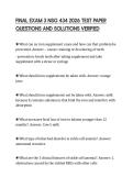 FINAL EXAM 3 NSG 434 2026 TEST PAPER&NewLine;QUESTIONS AND SOLUTIONS VERIFIED&NewLine;