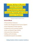 Chapter 38 Part 9 &lpar;Practice question included&rpar; Comprehensive Questions &lpar;Frequently Tested&rpar; with Verified Answers Graded A&plus;