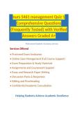 nurs 5461 management Quiz 1 Comprehensive Questions &lpar;Frequently Tested&rpar; with Verified Answers Graded A&plus;