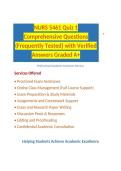 NURS 5461 Quiz 1 Comprehensive Questions &lpar;Frequently Tested&rpar; and Verified Answers Graded A&plus;