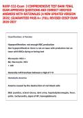 NURP-532-Exam 3 COMPREHENSIVE TEST BANK FINAL &NewLine;EXAM APPROVED QUESTIONS AND CORRECT VERIFIED &NewLine;ANSWERS WITH RATIONALES &lpar;A NEW UPDATED VERSION &NewLine;2026&rpar; &vert;GUARANTEED PASS A&plus; &vert;FULL REVISED CESCP EXAM &NewLine;2026-2027 