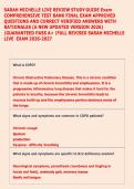 SARAH MICHELLE LIVE REVIEW STUDY GUIDE EXAM 