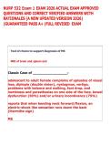 NURP 532 Exam 1 EXAM 2026 ACTUAL EXAM APPROVED &NewLine;QUESTIONS AND CORRECT VERIFIED ANSWERS WITH &NewLine;RATIONALES &lpar;A NEW UPDATED VERSION 2026&rpar; &NewLine;&vert;GUARANTEED PASS A&plus; &vert;FULL REVISED  EXAM