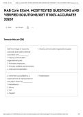 NAB Core EXAM&comma; MOST TESTED QUESTIONS AND VERIFIED SOLUTIONS&sol;GET IT 100&percnt; ACCURATE&excl;&excl; 2026&excl;&excl;&NewLine;&NewLine;