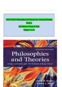 Philosophies and Theories for Advanced Nursing Practice 4th Edition by Janie B&period; Butts & Karen L&period; Rich Latest Update 2026 Exam Prep &vert; 100&percnt; Guarantee Pass &vert; Test Bank