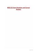 MCB 252 Exam Questions and Correct Answers&NewLine;
